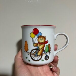 Cute Bear Mug with Balloons